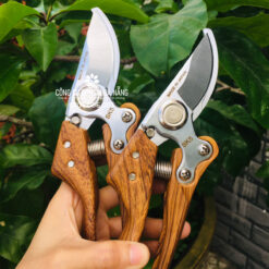 Kéo cắt cành Garden Tool tay cầm vân gỗ BS-12-02