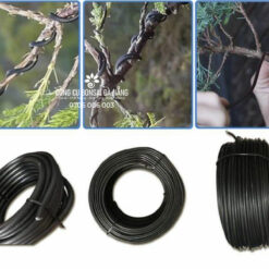 Dây nhôm quấn cây cảnh đen trần chuyên dùng uốn cây bonsai - cây cảnh BS-51-01