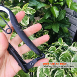 Kéo cắt cành, kéo cắt tỉa cành cây mỏ quạ hàng thép đúc đen nguyên khối cao cấp KCC-031-2