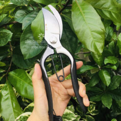 Kéo cắt cành, kéo cắt tỉa cành cây mỏ quạ hàng thép đúc đen nguyên khối cao cấp KCC-031-4