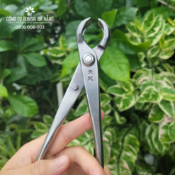 Kìm cạp tròn logo chìm thép đúc trắng nguyên khối không gỉ cao cấp hàng nội địa Trung Quốc KCP-13-1