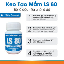 Keo siêu kích mầm, tạo chồi LS 80 cho mai vàng và các dòng cây thân gỗ (chai 30gr) CGC-02.80.30-5