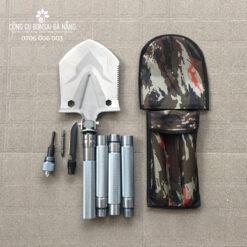 Xẻng quân dụng đa năng có thể tháo rời chuyên dùng làm vườn, chăm sóc cây cảnh, đi phượt, dã ngoại DCK-22-1