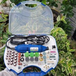Máy khoan mini 100 chi tiết TCP 8258 chuyên dùng khoan, mài, khắc, làm lũa đa năng DCK-25-1