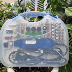 Máy khoan mini 100 chi tiết TCP 8258 chuyên dùng khoan, mài, khắc, làm lũa đa năng DCK-25-2