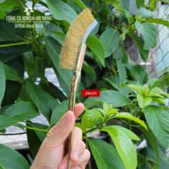 Chỗi quét lũa bonsai tay cầm mạ đồng chắc chắn LBS-02-4